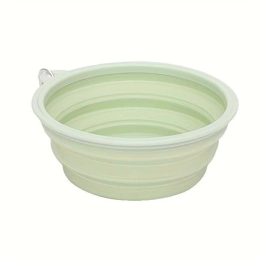 Pastel Silicone Opvouwbare Voer- en Drinkbak – Handig, Compact en Stijlvol!