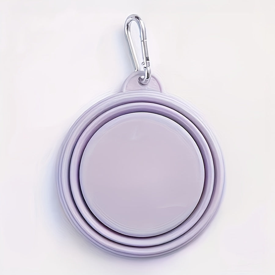 Pastel Silicone Opvouwbare Voer- en Drinkbak – Handig, Compact en Stijlvol!