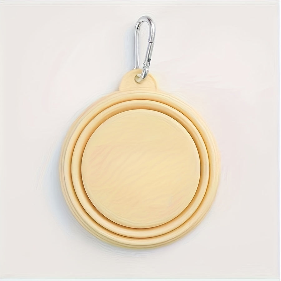 Pastel Silicone Opvouwbare Voer- en Drinkbak – Handig, Compact en Stijlvol!