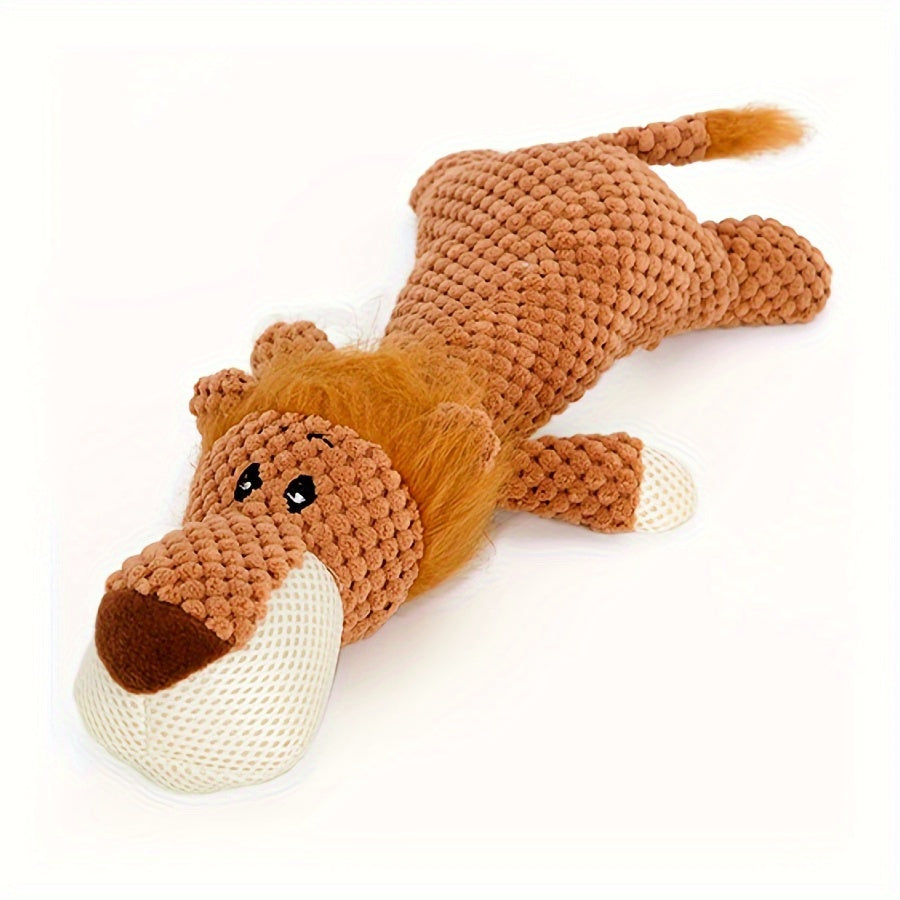 Hondenknuffel XL – De ultieme speeltijd met een leeuw, wolf of olifant!