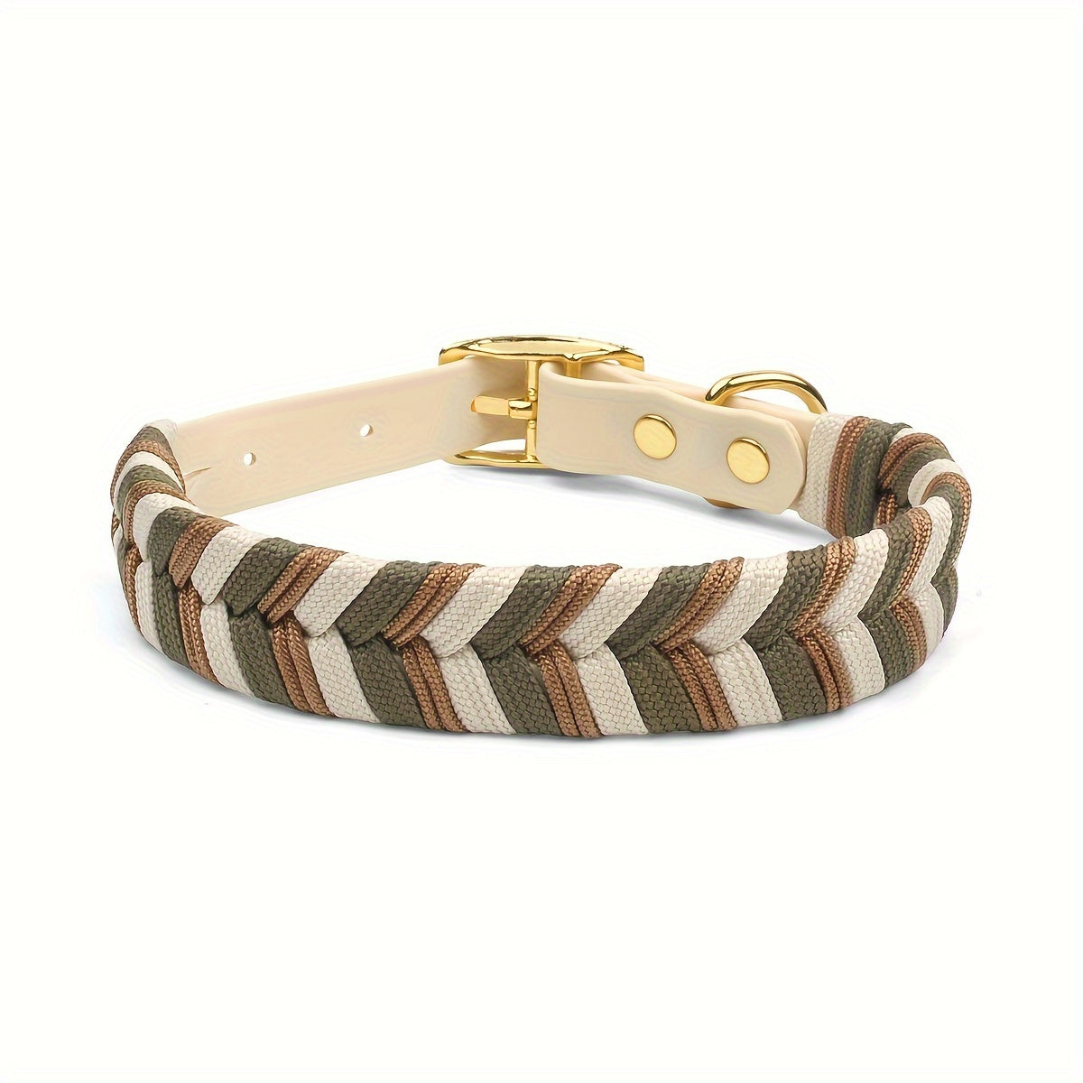 Gevlochten Hondenhalsband – Stijl en Duurzaamheid in Één