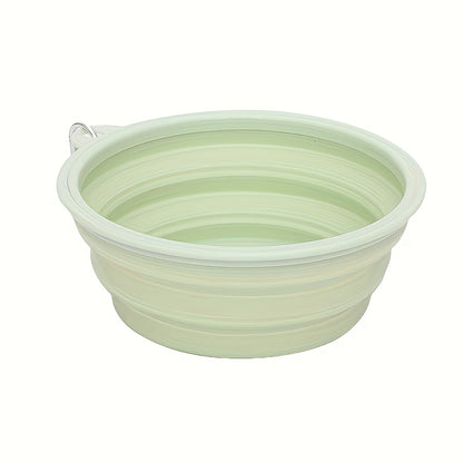 Pastel Silicone Opvouwbare Voer- en Drinkbak – Handig, Compact en Stijlvol!