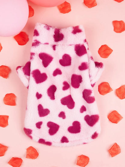 Schattige Honden Trui met Hartjes – Voor een Liefdevolle Look in Elk Seizoen