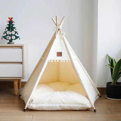 Stijlvolle Katten Tipi Tent – Comfort en Bescherming voor je Kat
