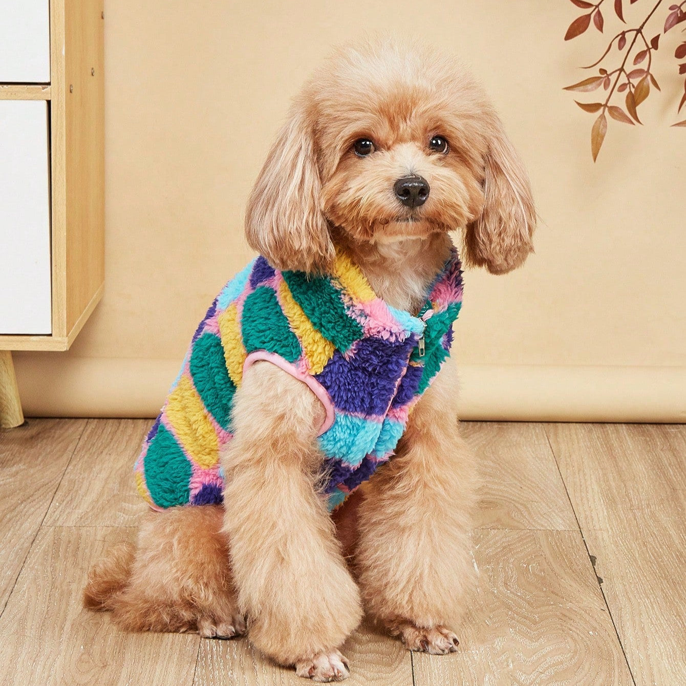 Lieve Kleurrijke Honden Trui – De Perfecte Mix van Comfort en Stijl!