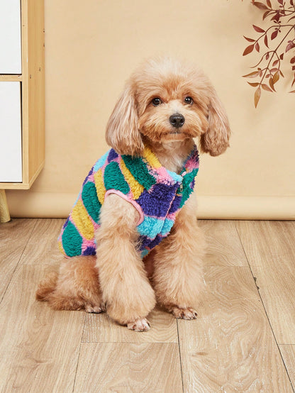 Lieve Kleurrijke Honden Trui – De Perfecte Mix van Comfort en Stijl!
