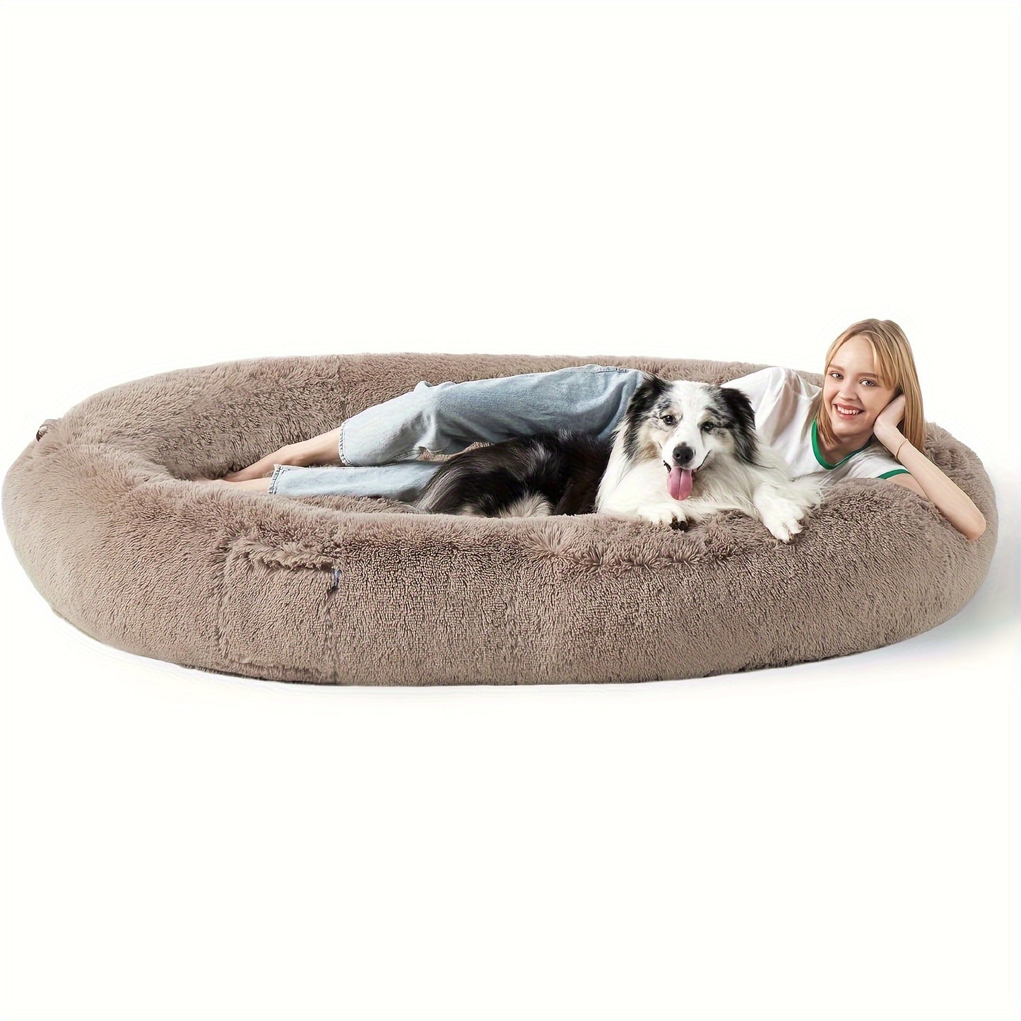 Mensen Grote Hondenmand – De Ultieme Ruimte voor Honden en Hun Baasjes