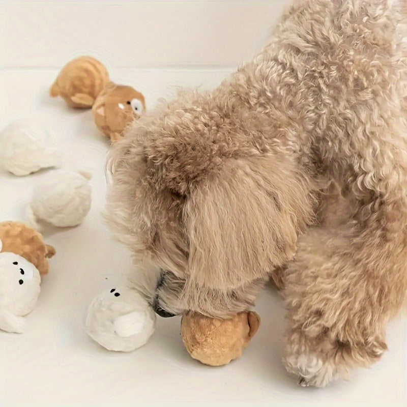 Schattig Piepend Hondenspeelgoed in de Vorm van Hondjes – Perfect voor Kleine Honden!