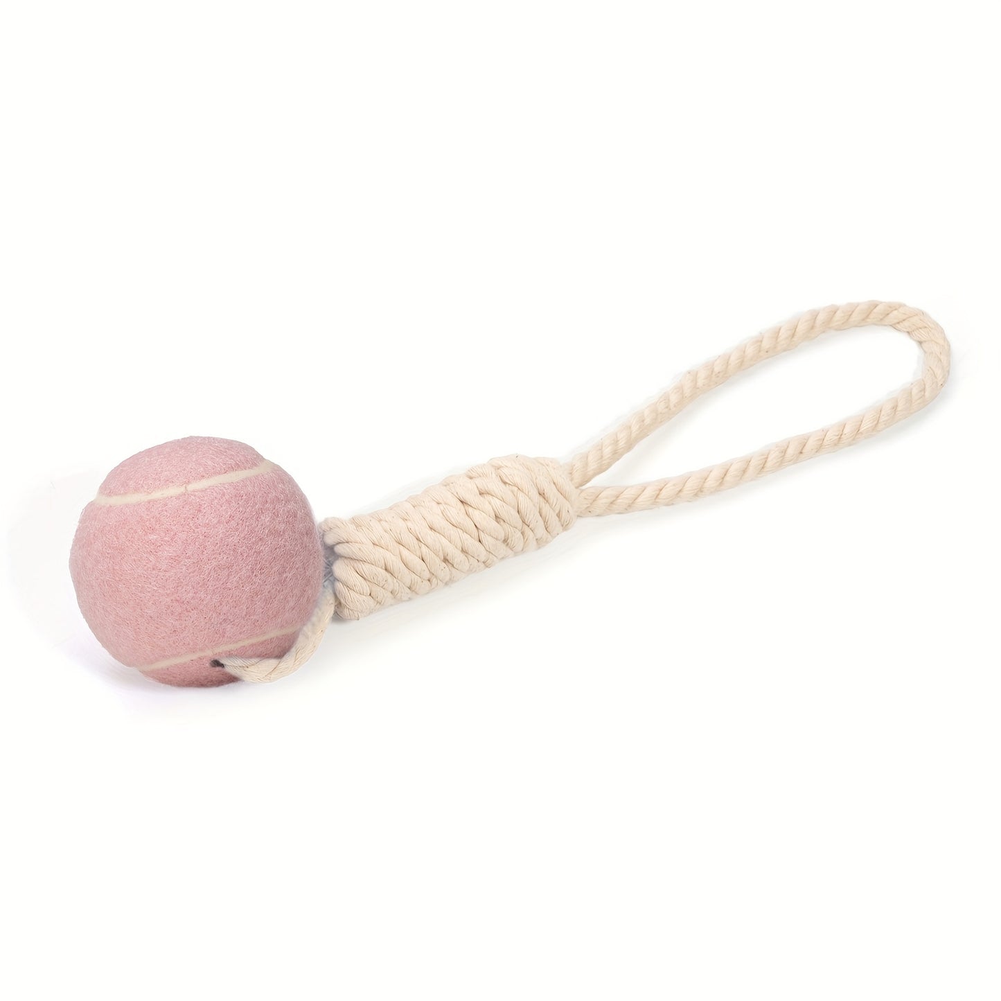 Pastel Bal met Touw – Het Speelgoed waar je Hond van Houdt!