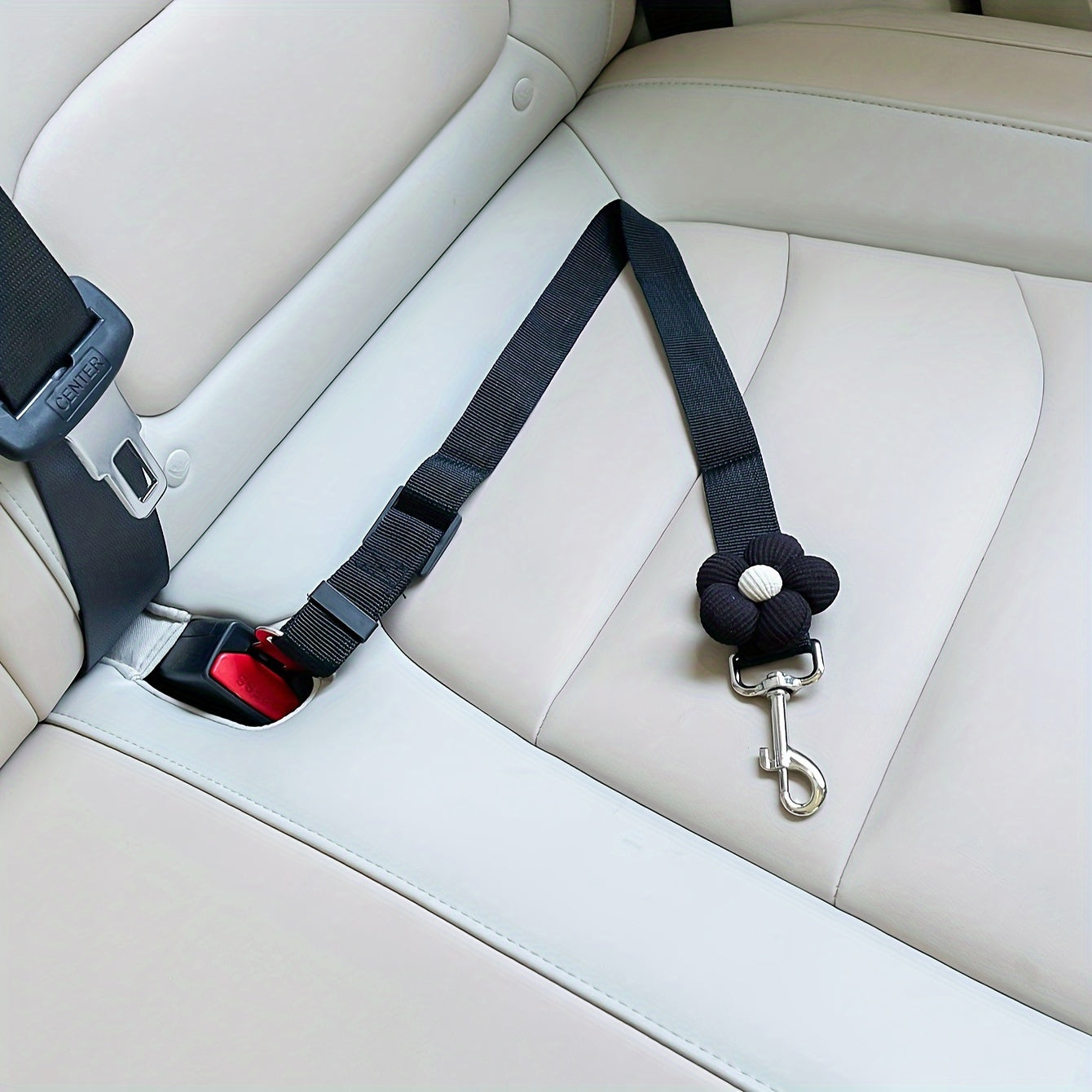 Verstelbare Huisdier Auto Veiligheidsgordel met Design - Veiligheid en Comfort voor je Huisdier