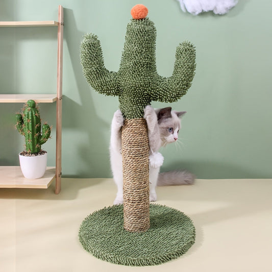 Cactusvormig Kattenkrabspeelgoed – Speelse Krabervaring met een Groene Twist!