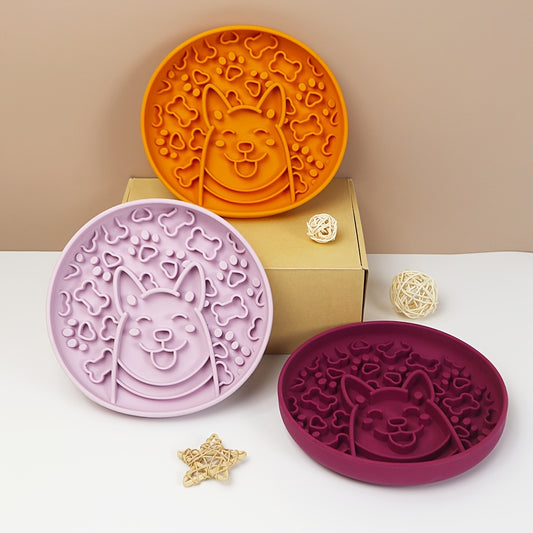 Blije Hond Silicone Slow Feeder – Vrolijk en Fun Voor Je Hond!