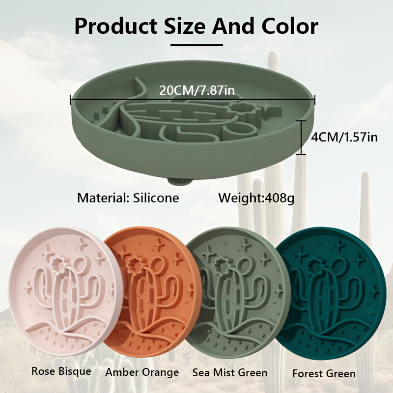 Cactus Design Silicone Slow Feeder – Speels en Gezond Eten voor je Hond!