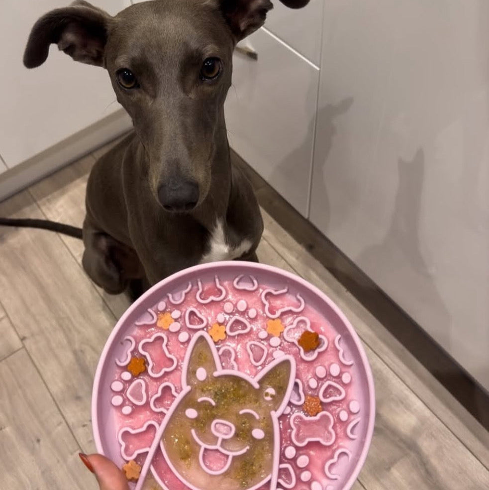 Blije Hond Silicone Slow Feeder – Vrolijk en Fun Voor Je Hond!