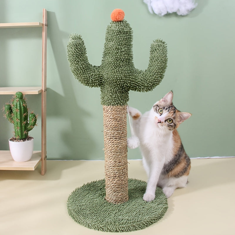Cactusvormig Kattenkrabspeelgoed – Speelse Krabervaring met een Groene Twist!