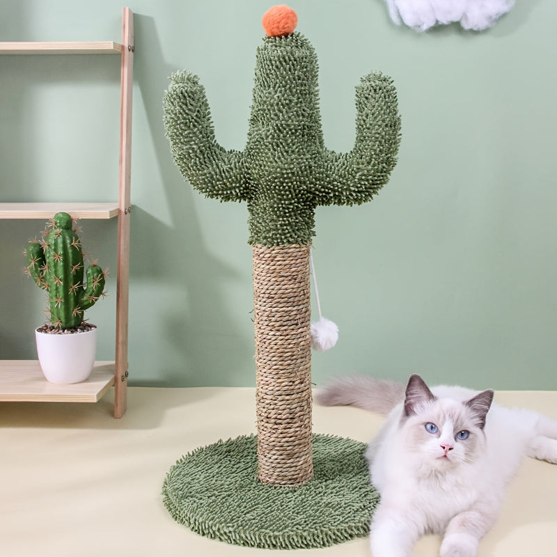 Cactusvormig Kattenkrabspeelgoed – Speelse Krabervaring met een Groene Twist!