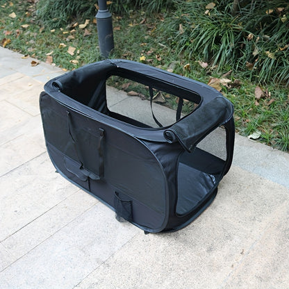 Opvouwbare Draagbare Hondenbench – Comfort & Veiligheid, Waar Je Ook Gaat!