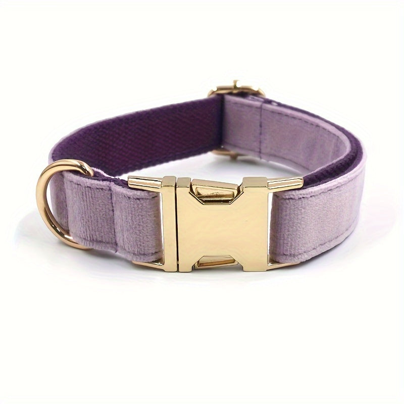 Stijlvolle Fluwelen Hondenhalsband – Elegantie en Comfort voor je Viervoeter!